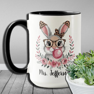 Personalisiert Ostern Bunny Pink Bubblegum Tasse