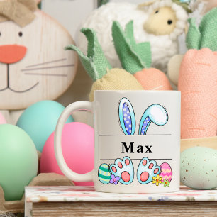 Personalisiert Ostern Bunny Rabbit Boys Kaffee Tas Kaffeetasse