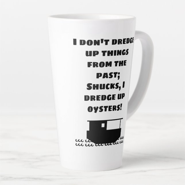 Personalisiert Oyster Fisherman Milchtasse (Rechte Ecke)