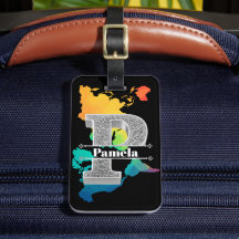 Personalisiert P Erste Silver Monogramm Ihr Name