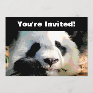 Personalisiert  Panda Bear Birthday Party Einladung