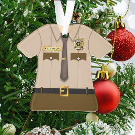 Personalisiert Park Ranger Uniform Ornament