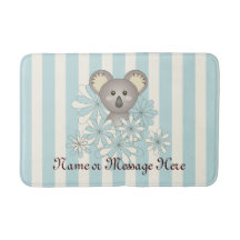 Personalisiert Pastel Blue Stripe Baby Koala Kinde