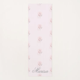 Personalisiert Pastel Yoga Mat - Individuelle Name Yogamatte