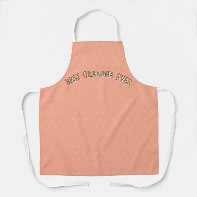 Personalisiert Pastell Backen Schürze - Individuel (Vorderseite)