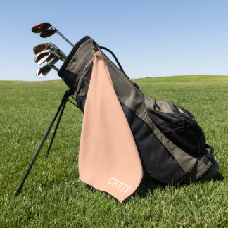 Personalisiert Peach Fuzz Golfhandtuch