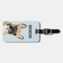 Personalisiert Pet French Bulldog | Französisch Gepäckanhänger
