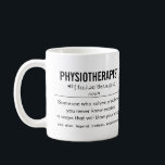 Personalisiert Physiotherapeut Funny Kaffeetasse<br><div class="desc">Personalisierter Physiotherapeut Funny Gifts!</div>