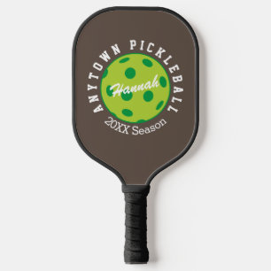 PERSONALISIERT Pickleball Brown Pickleball Paddle