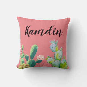 Personalisiert Pillow Bohemisch Cactus succulents  Kissen
