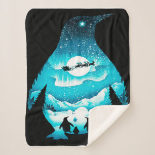 Personalisiert Pinguin Geburtskarte Sherpadecke