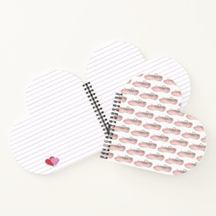 Personalisiert Pink Ballet Showlehrer Notizbuch
