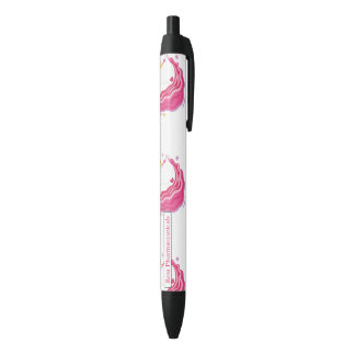 Personalisiert Pink Magical Unicorn Kugelschreiber