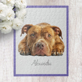 Personalisiert Pitbull Jigsaw Puzzle