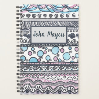 Personalisiert Planer Individuelle Name Blue Plann