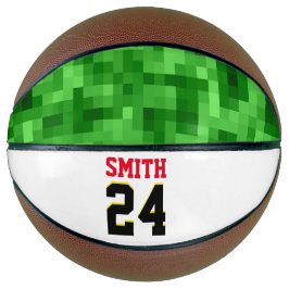 Personalisiert Player Award Ball Green Red Black Basketball