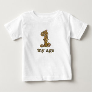 Personalisiert Pooh First Birthday Baby T - Shirt