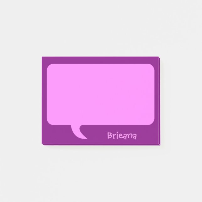 Personalisiert Post-it Klebezettel (Vorderseite)