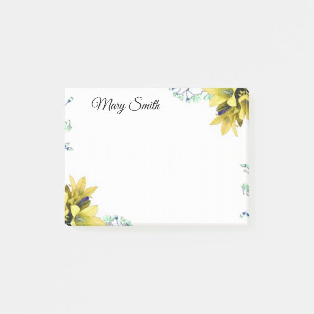 Personalisiert Post-it Klebezettel (Vorderseite)