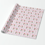 Personalisiert Preppy Christmas Monogram Wappen Geschenkpapier<br><div class="desc">Personalisiertes Preppy Wappen Wrapping Paper,  anpassen mit Ihrem eigenen Monogramm-Brief.</div>