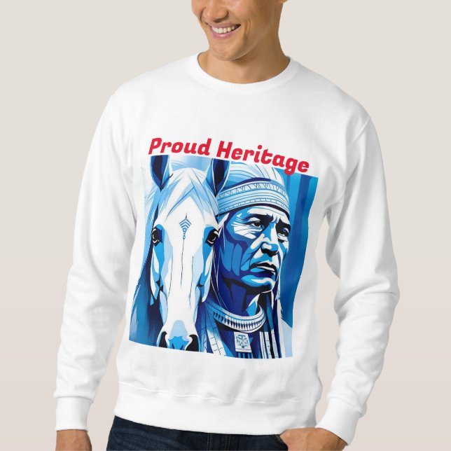 Personalisiert "Proud Heritage Men's Basic Sweatshirt (Vorderseite)