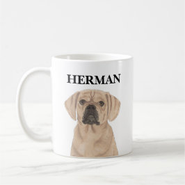 Personalisiert Puggle Kaffeetasse