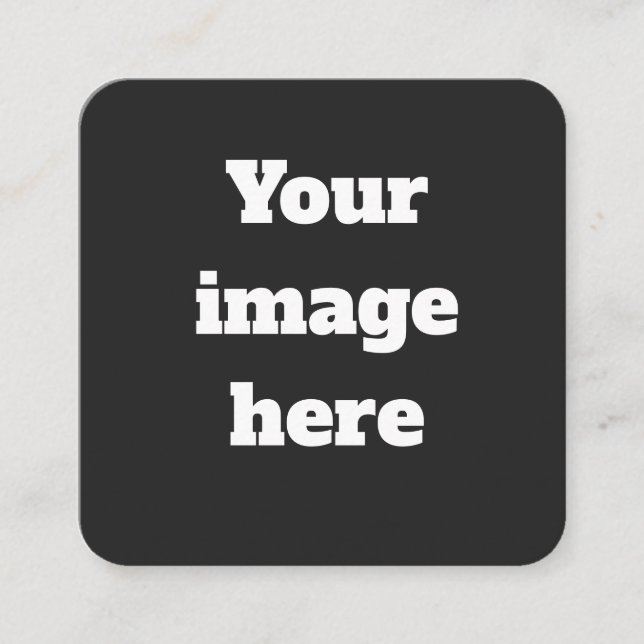 Personalisiert Quadratische Visitenkarte (Vorderseite)