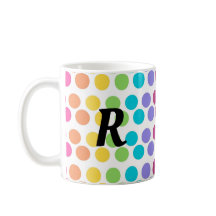 Personalisiert Rainbow Polka Dot