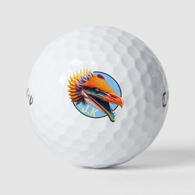 Personalisiert Raptor Callaway Warbird Golf Balls Golfball (Vorderseite)