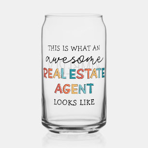 Personalisiert Real Anwesen Agent Funny Realtor Dosenglas