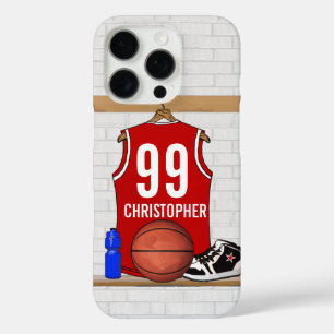 Personalisiert Red and White Basketball Jersey title_seo2