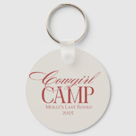 Personalisiert Red Howdy Partner Bachelorette Schlüsselanhänger