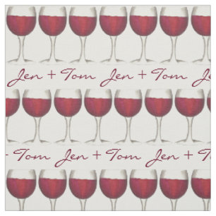 Personalisiert Red Wine Glasses Wedding Verlobung Stoff