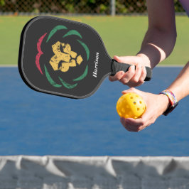 Personalisiert Reggae Lion Pickleball Schläger