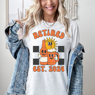 Personalisiert Remüde 2024 Shirt Retro-Rente