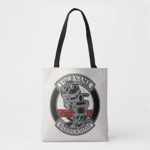 Personalisiert Retro BarberShop Barber Chair Salon Tasche