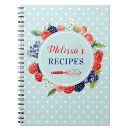 Personalisiert Retro Chic Kitchen Dessert Rezept Notizblock