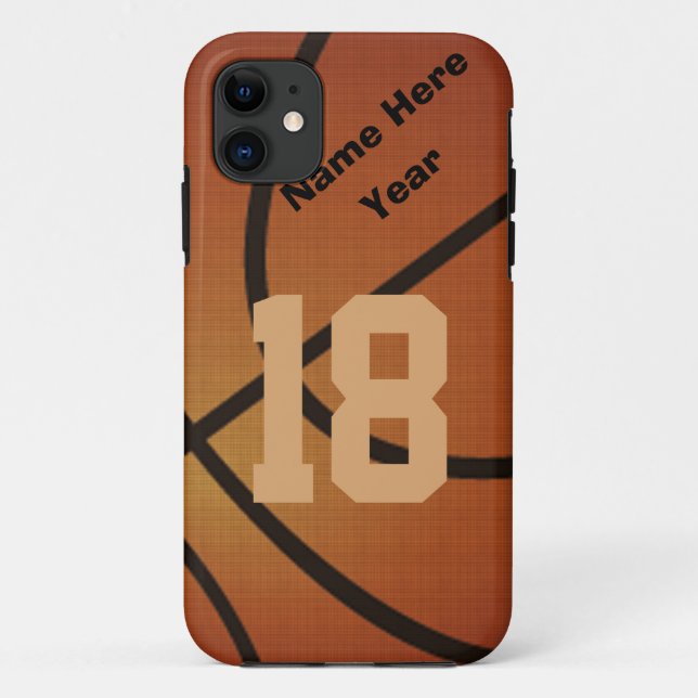 Personalisiert Retro iPhone 5 Basketball-Hüllen Case-Mate iPhone Hülle (Rückseite)