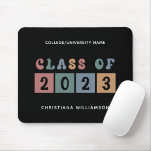 Personalisiert Retro-Klasse 2023 Abschluss Niedlic Mousepad