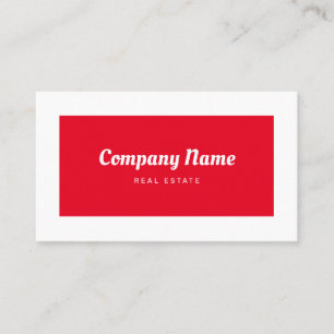 Personalisiert Retro Minimalistisch Real Anwesen R Visitenkarte