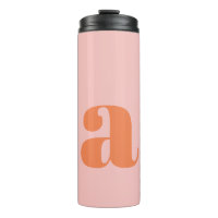Personalisiert Retro Monogramm Bridesmaid Pink Ora