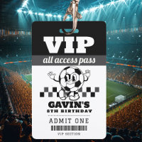 Personalisiert Retro Soccer Geburtstagsparty Gunst