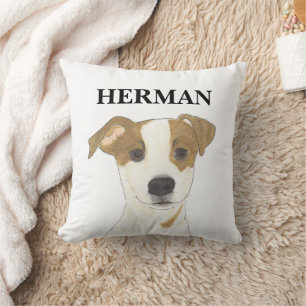 Personalisiert Reversible Jack Russell Terrier Kissen