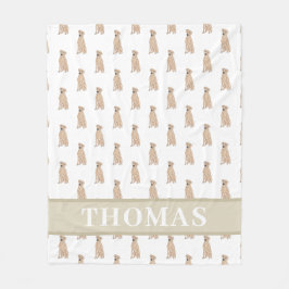 Personalisiert Rhodesian Ridgeback Fleecedecke