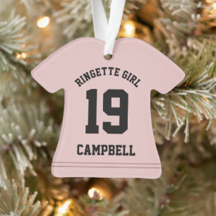 Personalisiert Ringette Girl Jersey Individuelle N Ornament