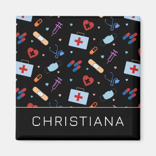 Personalisiert RN Nurse Medizinisches Muster Magnet