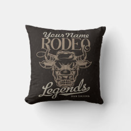 Personalisiert Rodeo Old West Steer Roping Legends Kissen