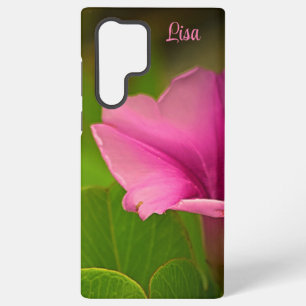 Personalisiert-rosa-Blume Samsung Case Galaxy Hülle