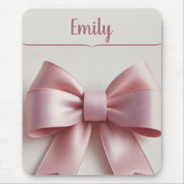 Personalisiert rosa Bow Mousepad - Niedlich & eleg