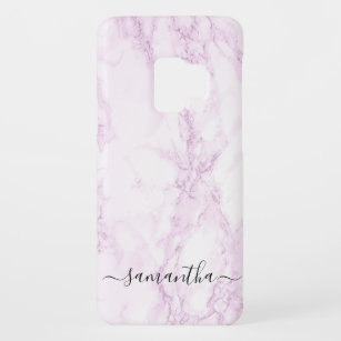 Personalisiert rosa Marmor Case-Mate Samsung Galaxy S9 Hülle
